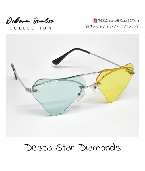 Occhiale Desca Star Diamonds - Giallo/Tiffany