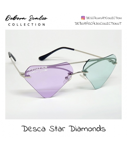 Occhiale Desca Star Diamonds - Viola/Tiffany