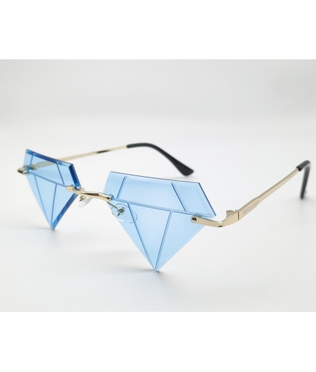 Occhiale Desca Diamonds - Azzurro